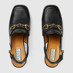 Women's Horsebit leather mule – a nod to the House's equestrian past, the Horsebit has become both a historical – LUX VERSE Luxury Designer Fashion Outlet