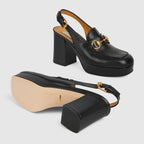 Women's Horsebit leather mule – black leather Women's – LUX VERSE Luxury Designer Fashion Outlet