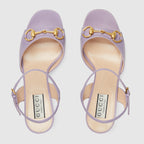 Mid-heel sandal with Horsebit – inspired by the origins of the brand, the emblematic Horsebit defines the shoe – LUX VERSE Luxury Designer Fashion Outlet