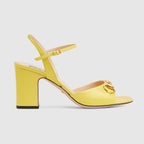 Women's mid-heel sandal – house details add a logo touch to this pair of sandals – LUX VERSE Luxury Designer Fashion Outlet
