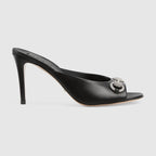 Mid-heel slide sandal – continues to make an appearance throughout every collection through immediately – LUX VERSE Luxury Designer Fashion Outlet