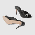 Mid-heel slide sandal – continues to make an appearance throughout every collection through immediately – LUX VERSE Luxury Designer Fashion Outlet