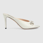 Women's mid-heel slide sandal – continues to make an appearance throughout every collection through immediately – LUX VERSE Luxury Designer Fashion Outlet