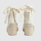 Women's espadrille with Interlocking G – featuring the emblematic Interlocking G motif, the style is finished with a tonal – LUX VERSE Luxury Designer Fashion Outlet