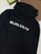 Weißer Logo-Kapuzenpullover – Herren