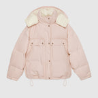 GG cotton canvas puffer jacket – sweatshirts, hoodies, and t-shirts with drop shoulders, cropped lengths, – LUX VERSE Luxury Designer Fashion Outlet
