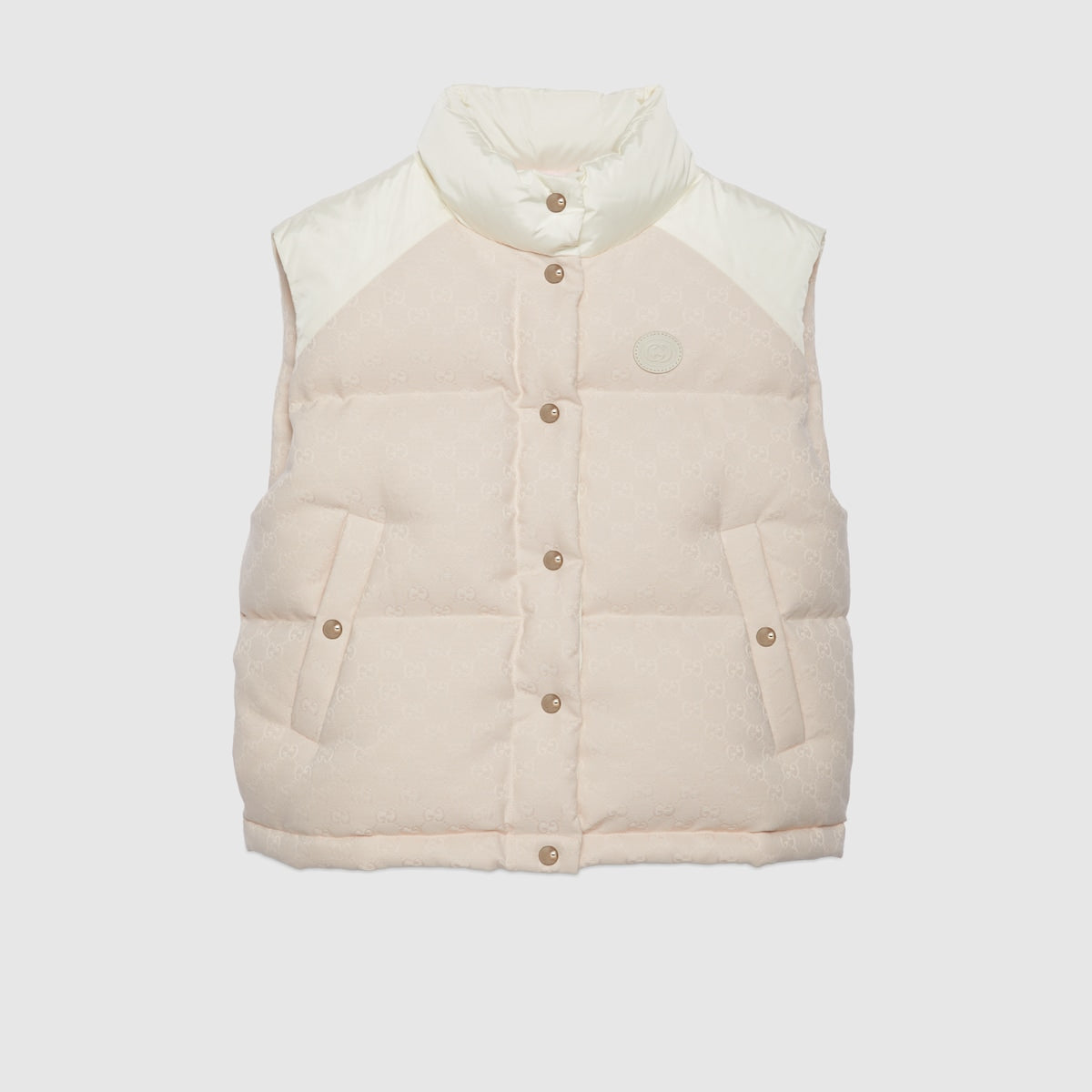 GG cotton canvas padded vest – a relaxed attitude speaks volume as casual pieces become indispensable – LUX VERSE Luxury Designer Fashion Outlet