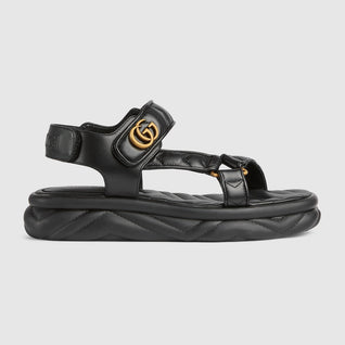 Rubber sandal with Double G