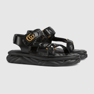 Rubber sandal with Double G
