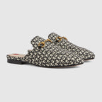 Princetown motif slipper – this Princetown slipper showcases the design in an ivory and black colorway – LUX VERSE Luxury Designer Fashion Outlet