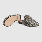 Princetown motif slipper – this Princetown slipper showcases the design in an ivory and black colorway – LUX VERSE Luxury Designer Fashion Outlet