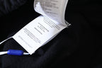 Black Cotton Script Drawstring - Men's