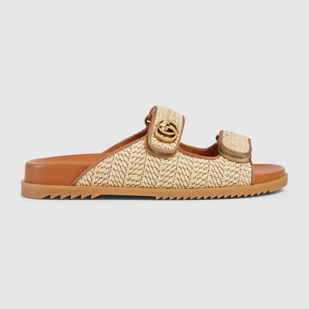 Women's sandal with Double G – inspired by the summer spirit and beach clubs on the Italian coast, this item is – LUX VERSE Luxury Designer Fashion Outlet