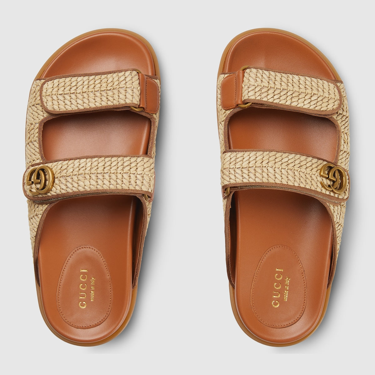 Women's sandal with Double G – the House's straw-inspired accessories shed new light on the traditional material – LUX VERSE Luxury Designer Fashion Outlet
