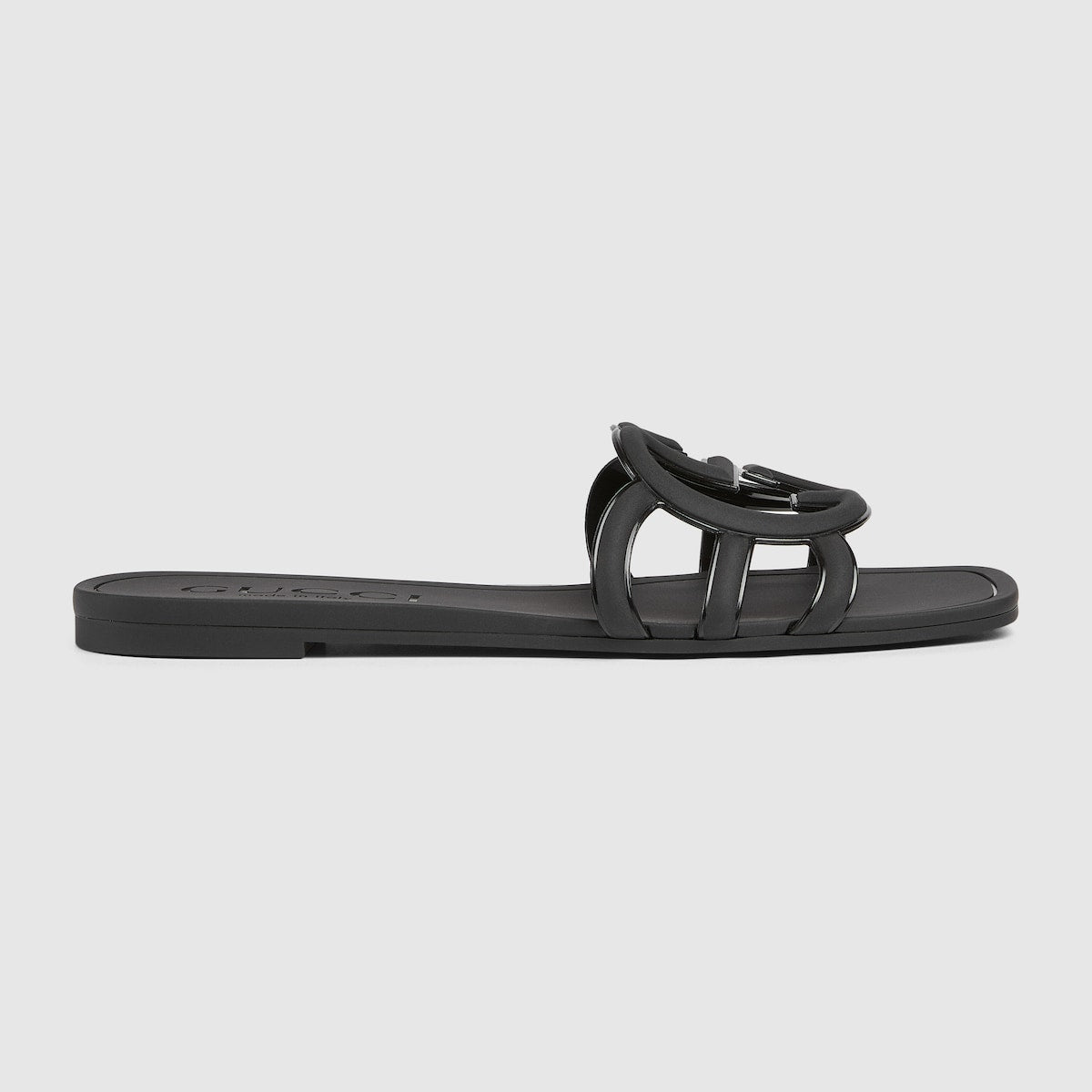 Women's Interlocking rubber sandal – inspired by the summer spirit and beach clubs on the Italian coast, this item is – LUX VERSE Luxury Designer Fashion Outlet