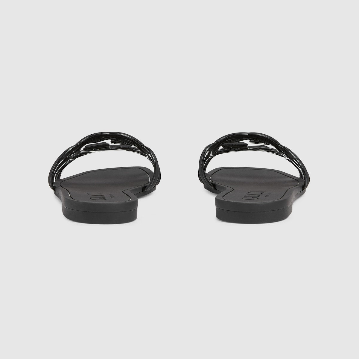 Women's Interlocking rubber sandal – emblematic codes of the House and refined patterns are reinterpreted in contemporary – LUX VERSE Luxury Designer Fashion Outlet