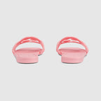 Women's Interlocking rubber G sandal – emblematic codes of the House and refined patterns are reinterpreted in contemporary – LUX VERSE Luxury Designer Fashion Outlet
