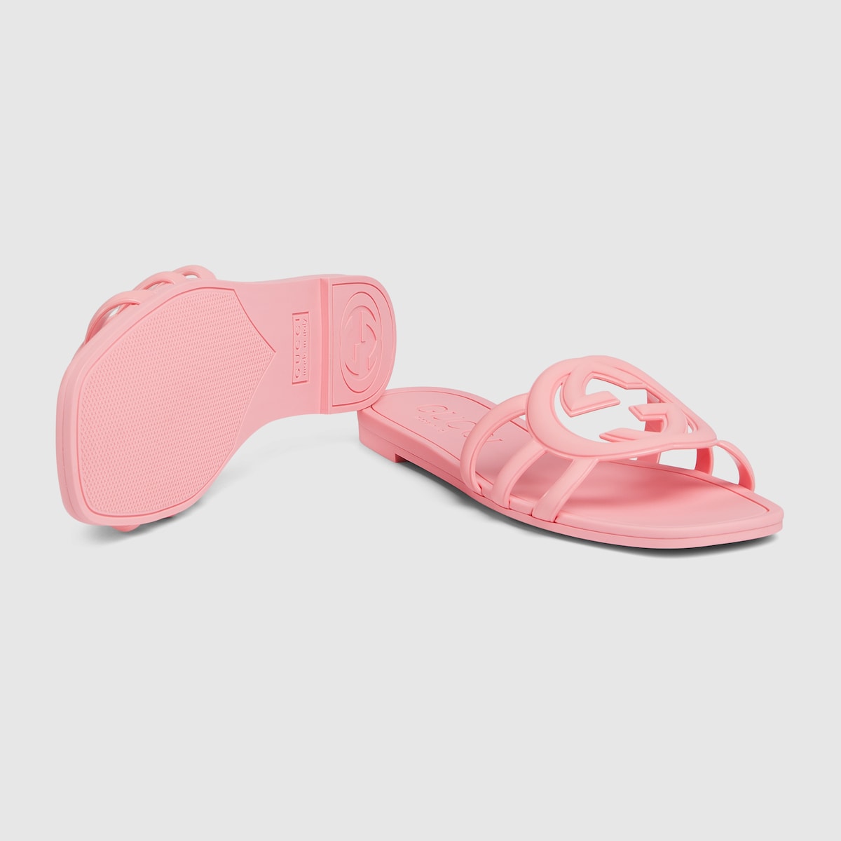 Women's Interlocking rubber G sandal – inspired by the summer spirit and beach clubs on the Italian coast, this item is – LUX VERSE Luxury Designer Fashion Outlet