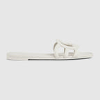 Women's Interlocking rubber G slide sandal – inspired by the summer spirit and beach clubs on the Italian coast, this item is – LUX VERSE Luxury Designer Fashion Outlet