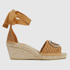 Women's Interlocking G espadrille – inspired by the summer spirit and beach clubs on the Italian coast, this item is – LUX VERSE Luxury Designer Fashion Outlet