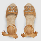 Women's Interlocking G espadrille – the House's straw-inspired accessories shed new light on the traditional material – LUX VERSE Luxury Designer Fashion Outlet