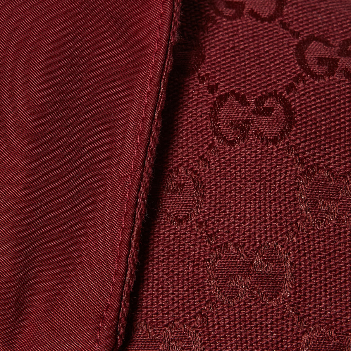 Reversible canvas jacket – this reversible jacket is crafted from Rosso Ancora Original GG canvas on one side – LUX VERSE Luxury Designer Fashion Outlet