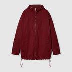Reversible canvas jacket – this reversible jacket is crafted from Rosso Ancora Original GG canvas on one side – LUX VERSE Luxury Designer Fashion Outlet