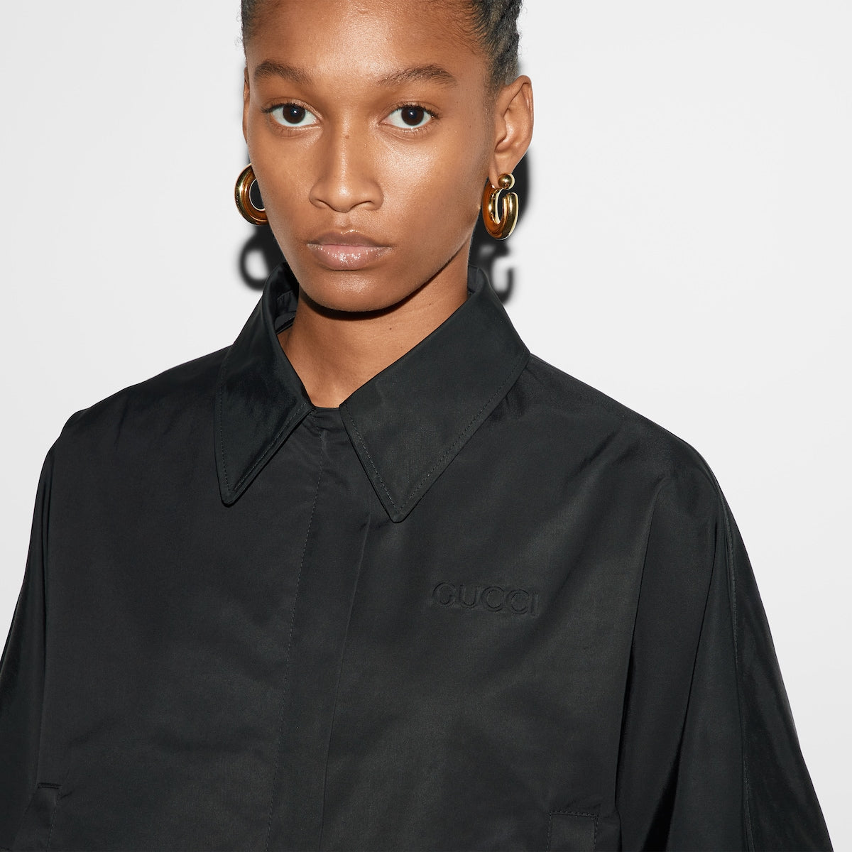 Polyester twill bomber jacket – embodying a wardrobe essential that is both classic and contemporary, adjustable – LUX VERSE Luxury Designer Fashion Outlet
