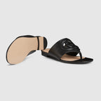 Women's Interlocking cut-out sandal – inspired by the summer spirit and beach clubs on the Italian coast, this item is – LUX VERSE Luxury Designer Fashion Outlet