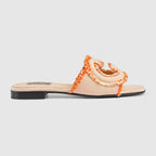 Women's Interlocking G sandal – taking inspiration from archival codes from the 1970s, hallmark era of the House, – LUX VERSE Luxury Designer Fashion Outlet