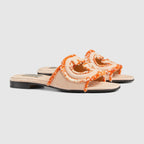 Women's Interlocking G sandal – taking inspiration from archival codes from the 1970s, hallmark era of the House, – LUX VERSE Luxury Designer Fashion Outlet