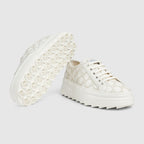 Tennis 1977 rhombi sneaker – intricate GG embroideries define this platform sneaker, highlighting one of – LUX VERSE Luxury Designer Fashion Outlet