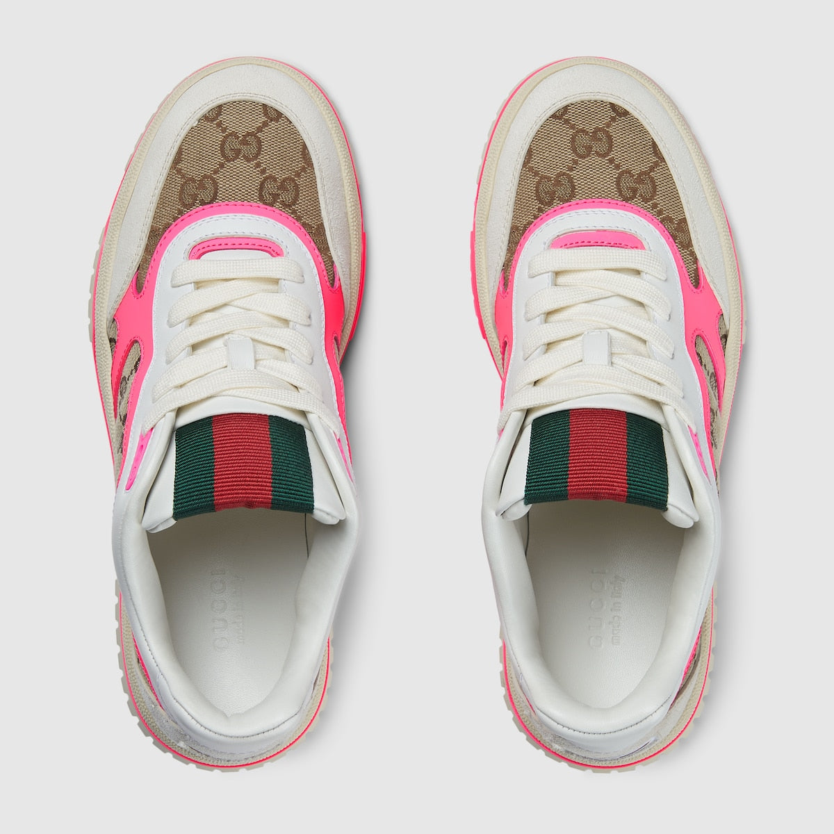 Re-Web Lace-up sneaker – the first sneakers envisioned by Sabato De Sarno for the House, the Re-Web sees – LUX VERSE Luxury Designer Fashion Outlet