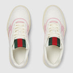 Women's Re-Web Leather Sneaker – the first sneakers envisioned by Sabato De Sarno for the House, the Re-Web sees – LUX VERSE Luxury Designer Fashion Outlet
