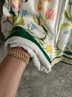 Shorts aus Seide mit Blumenmuster – Herren