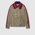 GG nylon jacket – inspired by the summer spirit and beach clubs on the Italian coast, this item is – LUX VERSE Luxury Designer Fashion Outlet