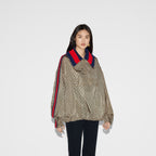GG nylon jacket – emblematic codes of the House and refined patterns are reinterpreted in contemporary – LUX VERSE Luxury Designer Fashion Outlet