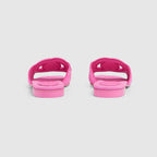 Women's Interlocking slide sandal – inspired by the summer spirit and beach clubs on the Italian coast, this item is – LUX VERSE Luxury Designer Fashion Outlet