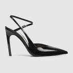 High-heeled pump – this classic pump silhouette is crafted in patent leather and defined by – LUX VERSE Luxury Designer Fashion Outlet