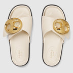 Women's Marina chain slide sandal – the Marina Chain is a signature design from 1960s, inspired by the glamorous world – LUX VERSE Luxury Designer Fashion Outlet