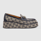 Horsebit wedge loafer – the Original GG canvas lends itself to these elevated loafer with Horsebits – LUX VERSE Luxury Designer Fashion Outlet