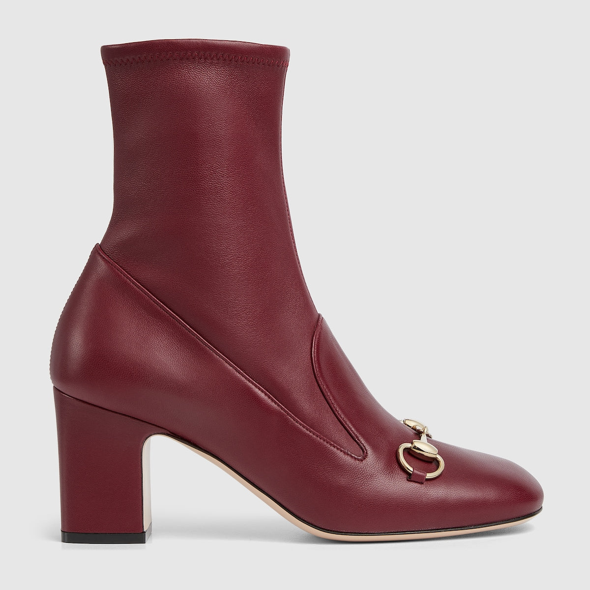 Women's Horsebit ankle bootie – this pair of boots are crafted in refined stretch leather and defined by the iconic – LUX VERSE Luxury Designer Fashion Outlet