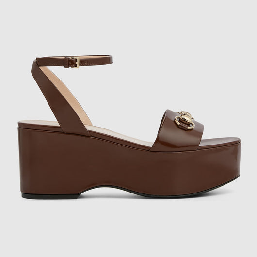 Horsebit flatform sandal