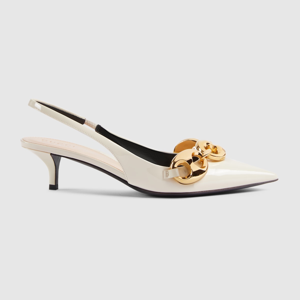 Women's slingback with Marina chain – the Marina Chain is a signature design from 1960s, inspired by the glamorous world – LUX VERSE Luxury Designer Fashion Outlet