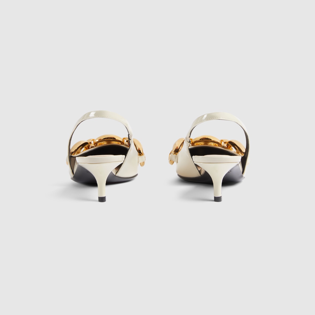 Women's slingback with Marina chain – the Marina Chain is a signature design from 1960s, inspired by the glamorous world – LUX VERSE Luxury Designer Fashion Outlet