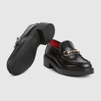 Women's loafer with Horsebit with lug sole – for the latest collection, the Horsebit hardware recalls the House's equestrian – LUX VERSE Luxury Designer Fashion Outlet