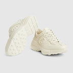 Women's Rhyton sneaker – the iconic Interlocking G defines the style, adding a logo feel to this classic – LUX VERSE Luxury Designer Fashion Outlet