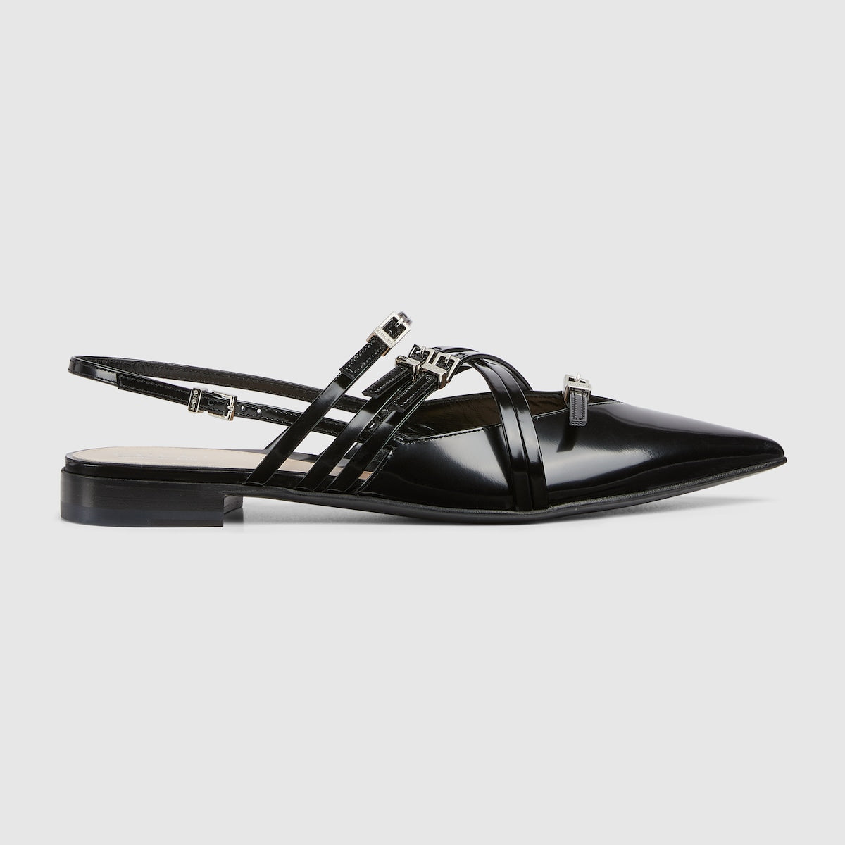 Women's strappy leather ballet flat – this pair of strappy ballet flats is crafted in refined leather and defined by – LUX VERSE Luxury Designer Fashion Outlet