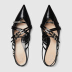 Women's strappy leather ballet flat – this pair of strappy ballet flats is crafted in refined leather and defined by – LUX VERSE Luxury Designer Fashion Outlet