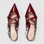 Strappy ballet flat – the adjustable buckle closure completes the style – LUX VERSE Luxury Designer Fashion Outlet